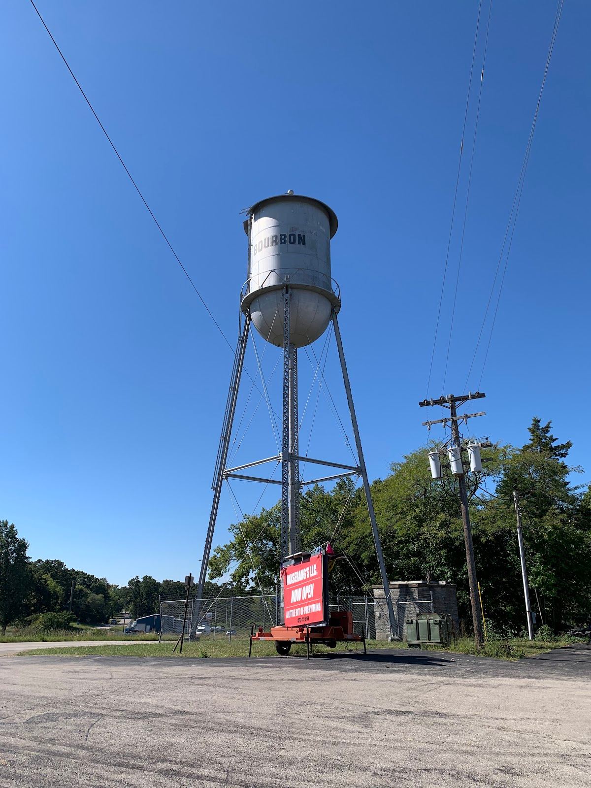 Bourbon Water Tower