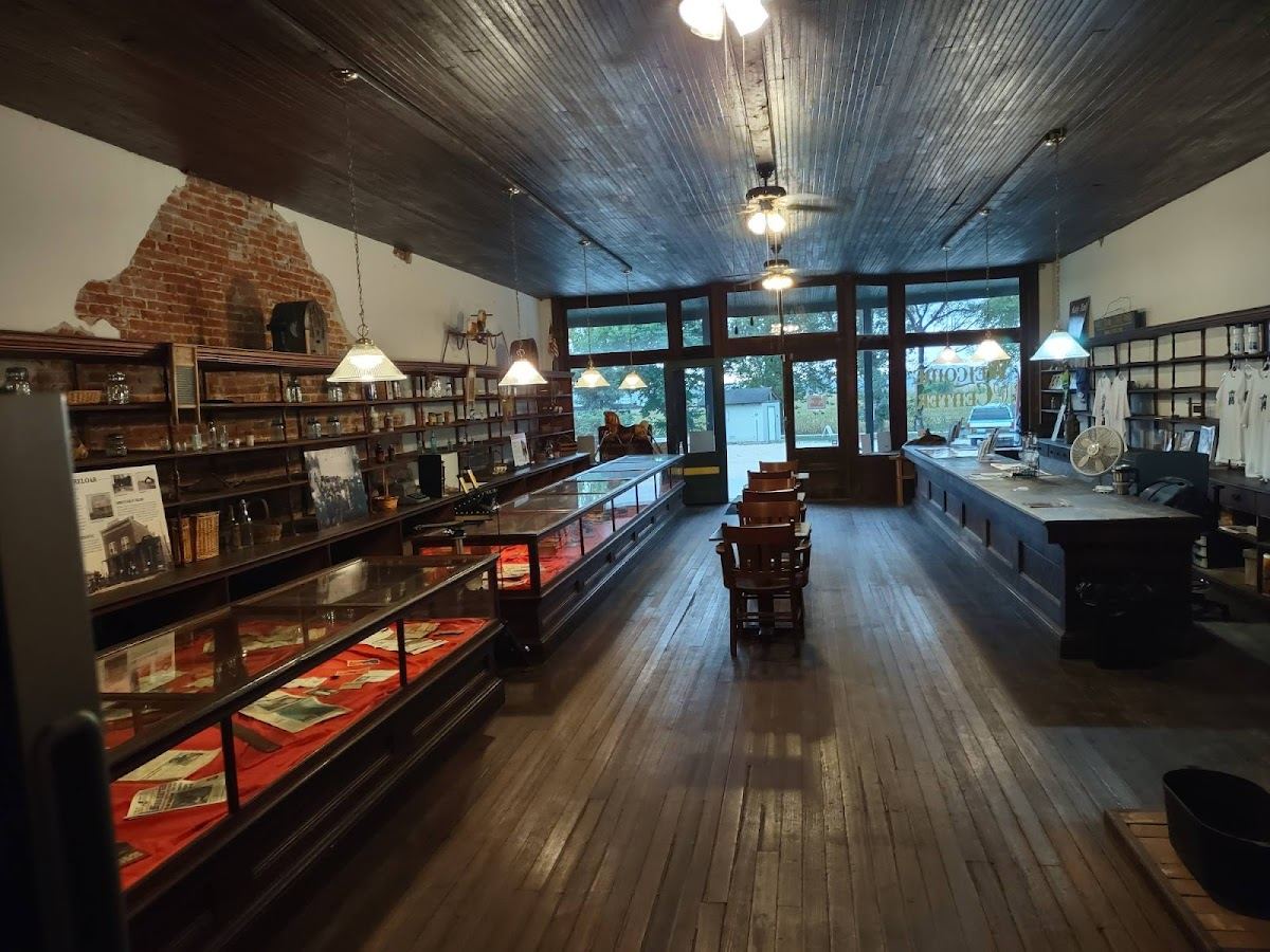 Ted at Pat Jones Welcome Center at the Treloar Mercantile