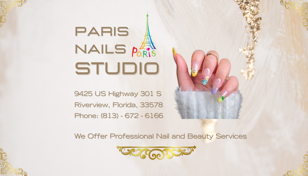 Paris Nails & Spa Studio Riverview 15% OFF ALL SERVICES.