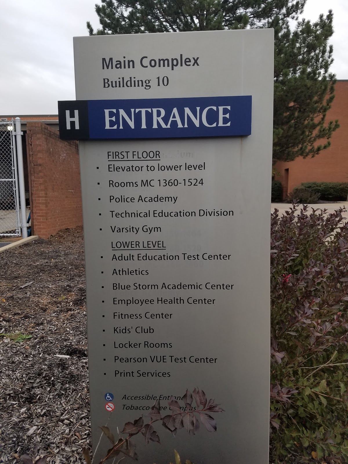 Southwestern Illinois College Main Campus Belleville Main Building H Entrance