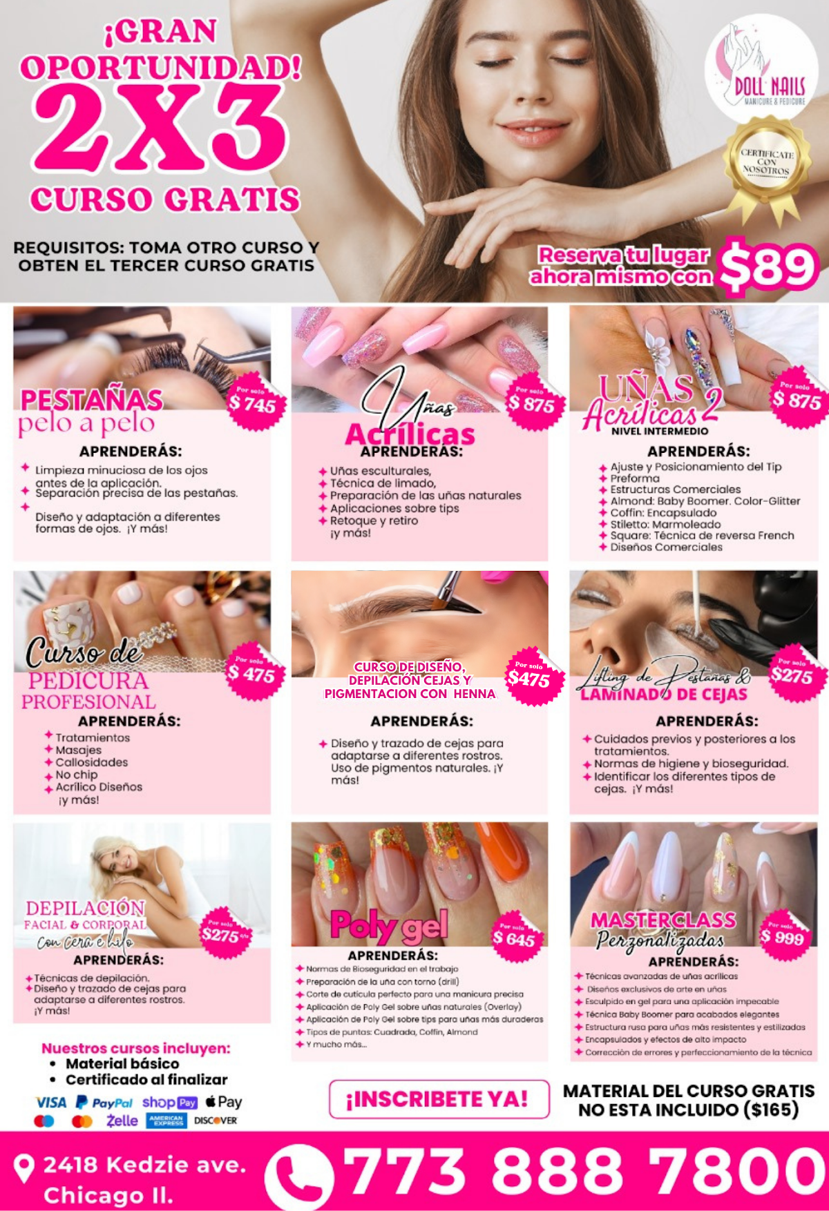 Doll Nails Studio & Spa (Masajes y Cursos)