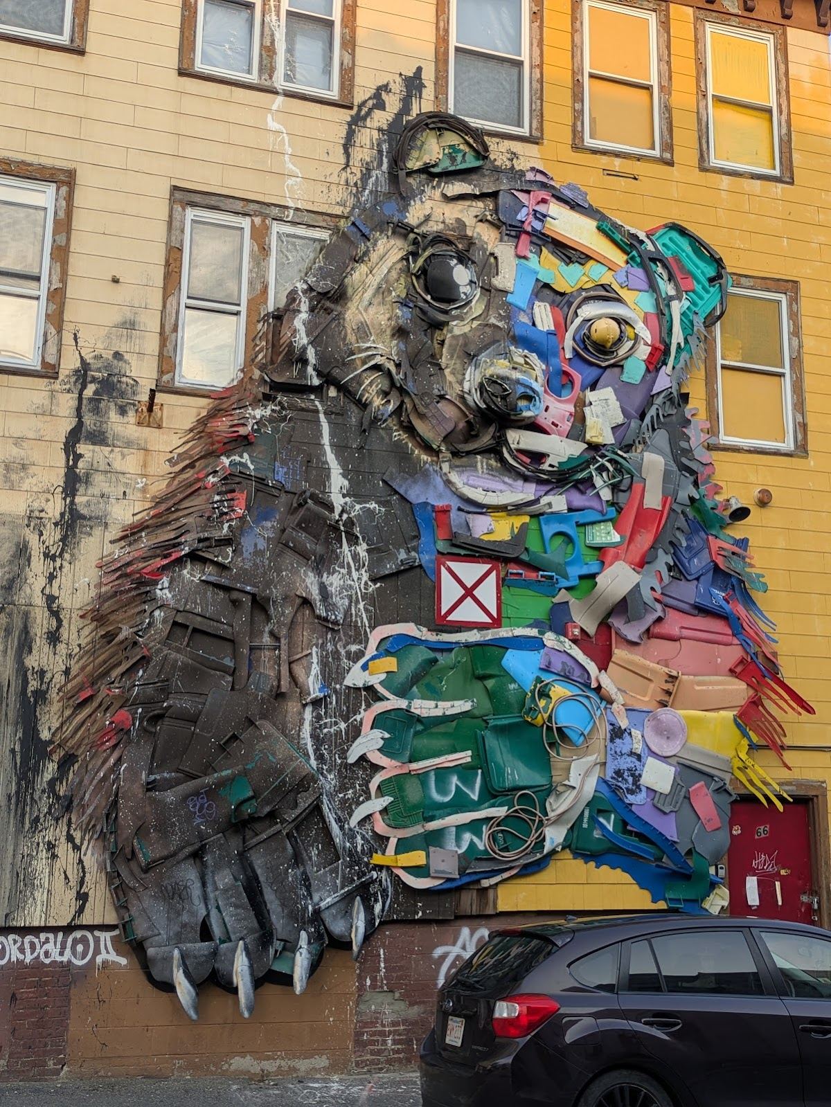 Half Baby Wolverine by Bordalo II.