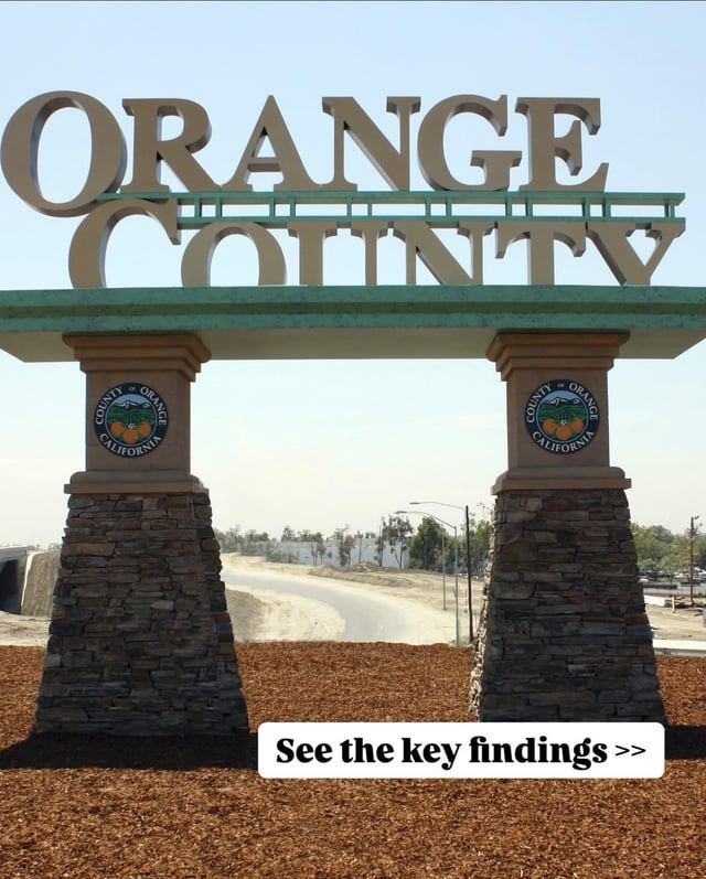 Orange county sign