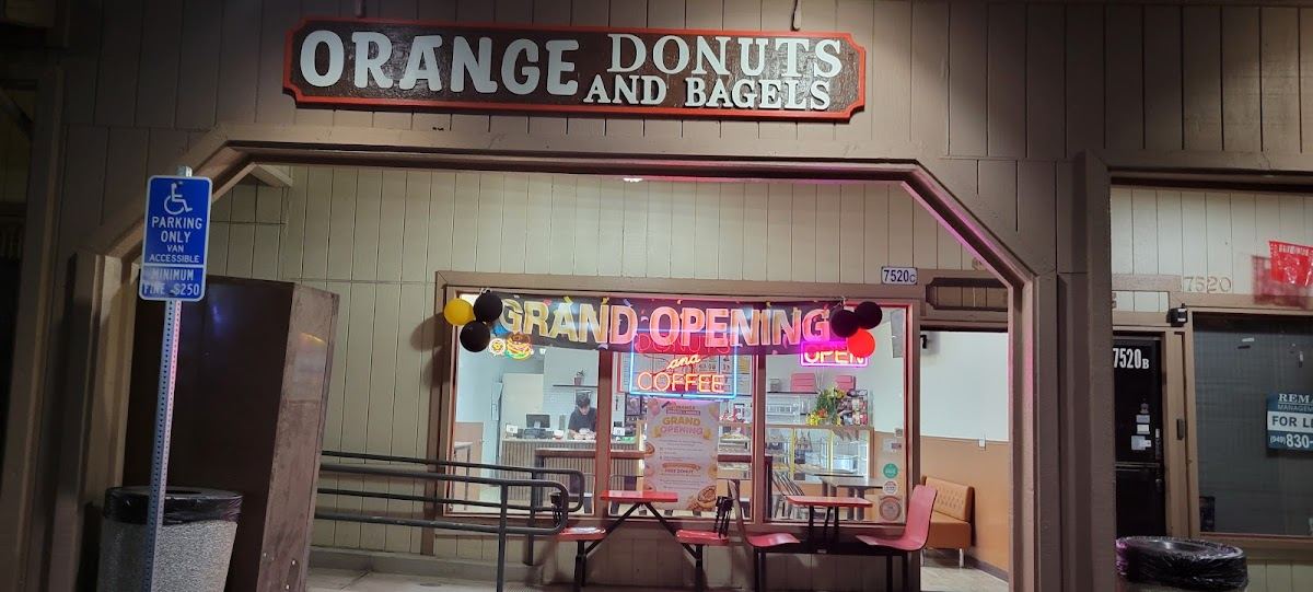 Orange Donuts and Bagels
