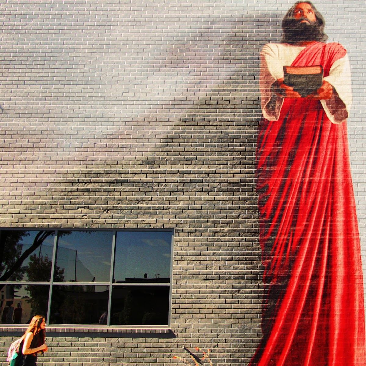 The Word, Jesus mural