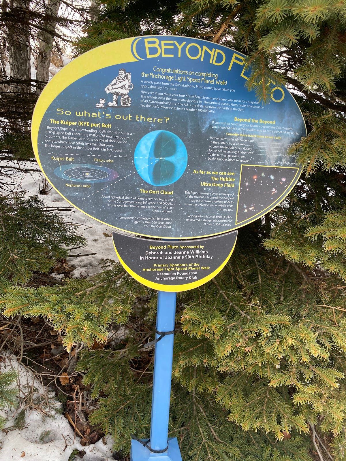 Pluto Light Speed Planet Walk
