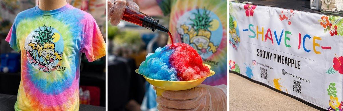 Snowy Pineapple Shave Ice