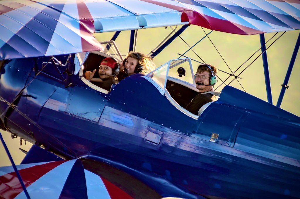 Biplane Rides Over Atlanta
