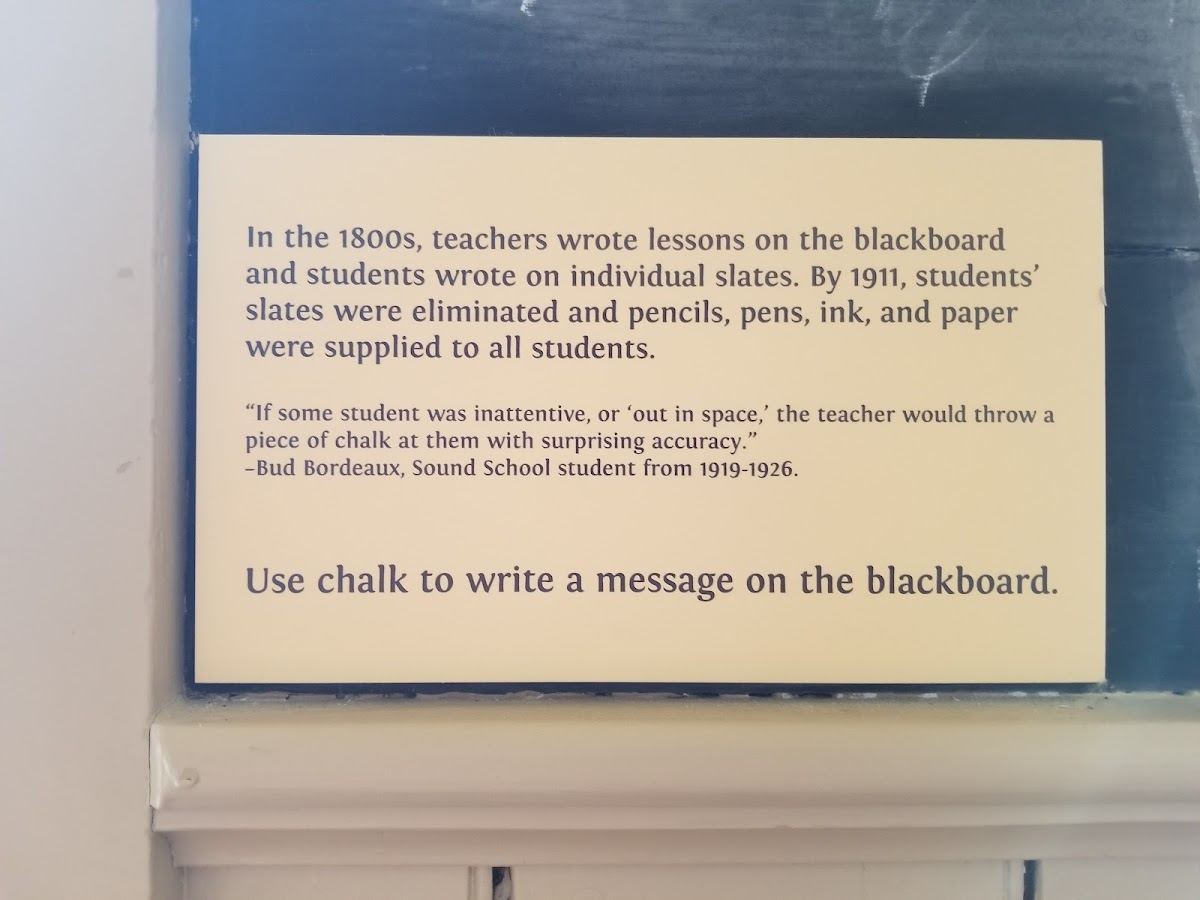 1892 Sound Schoolhouse - MDI Historical Society