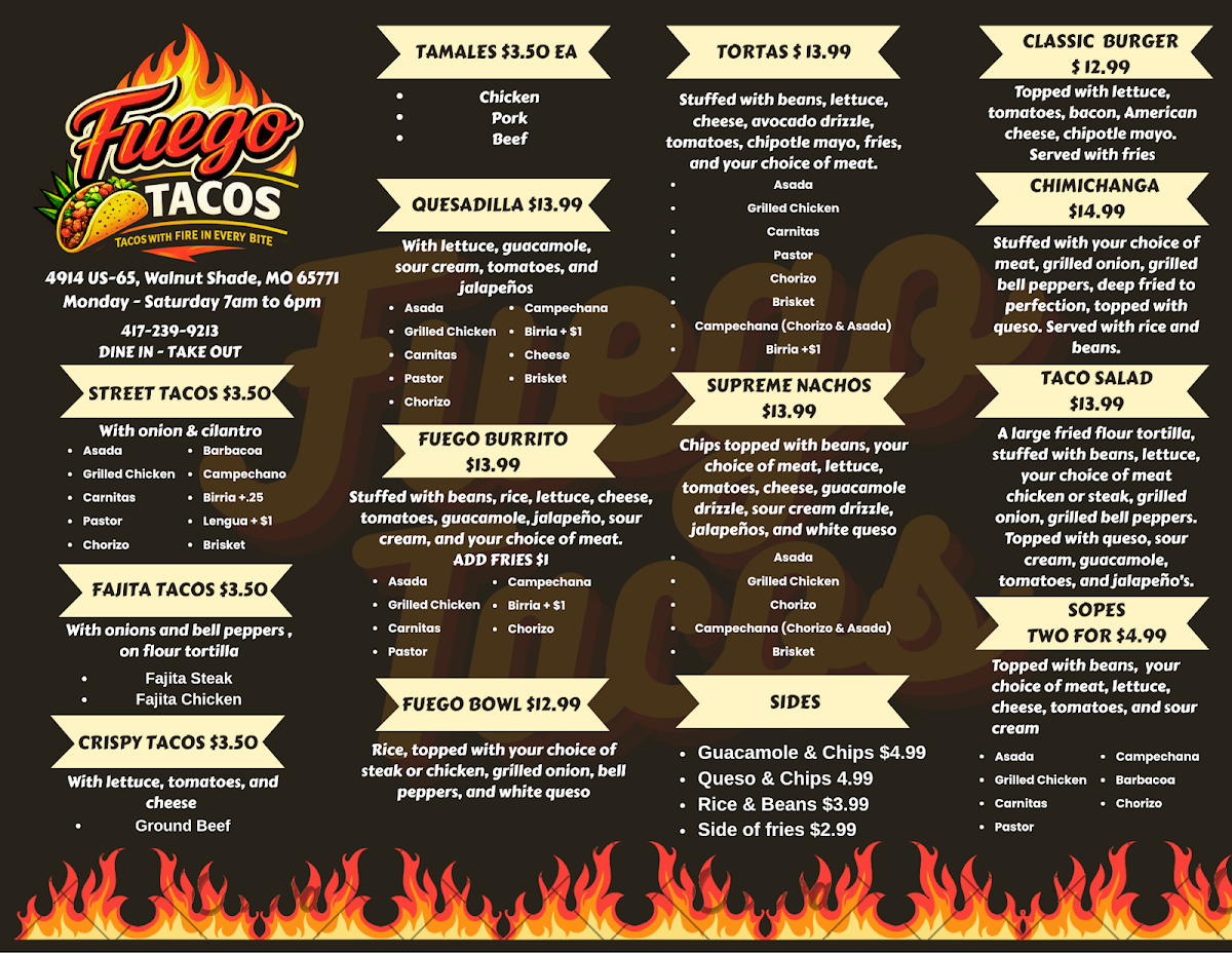 Fuego Tacos | Mexican