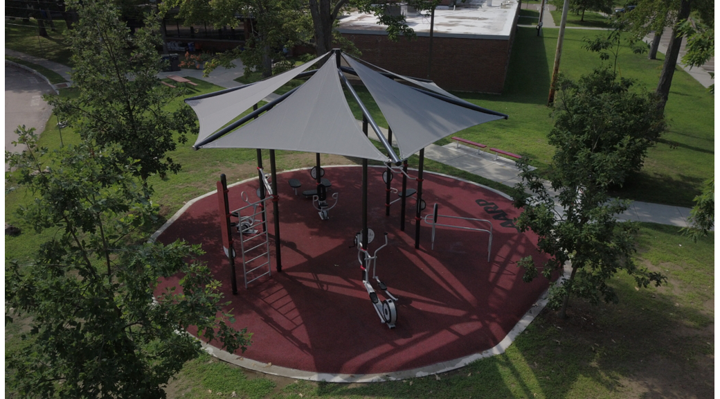 Miller Recreation Center FitLot Outdoor Fitness Park