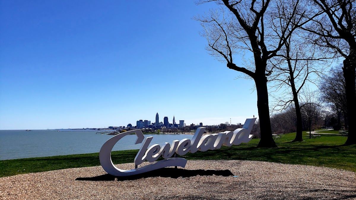 Cleveland Script Sign - Edgewater Park