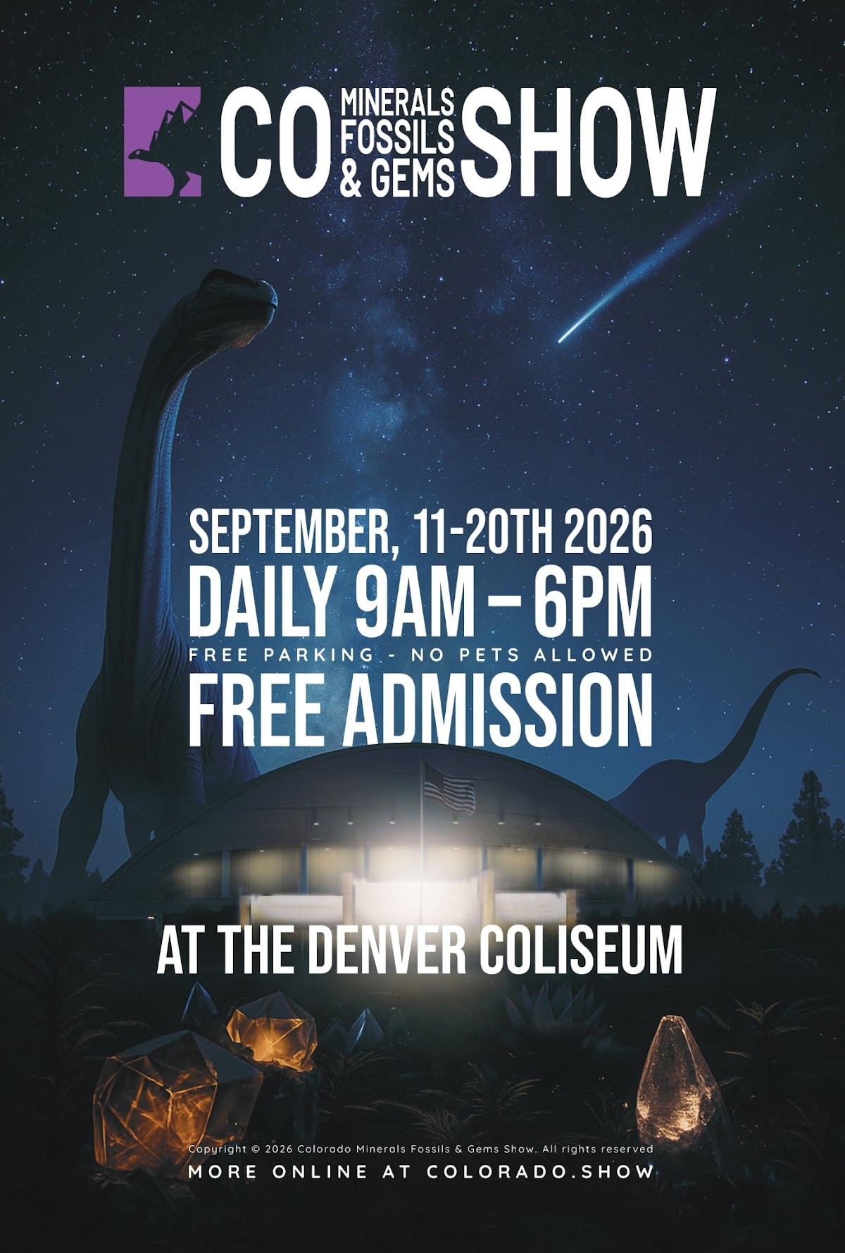 Denver Coliseum Colorado Minerals Fossils Gems Jewelry Show