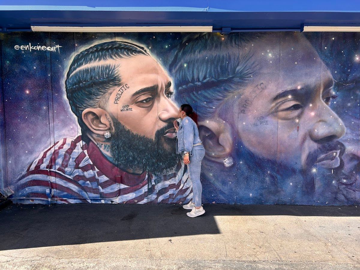 Nipsey Hussle Mural (Fatburger Wall)