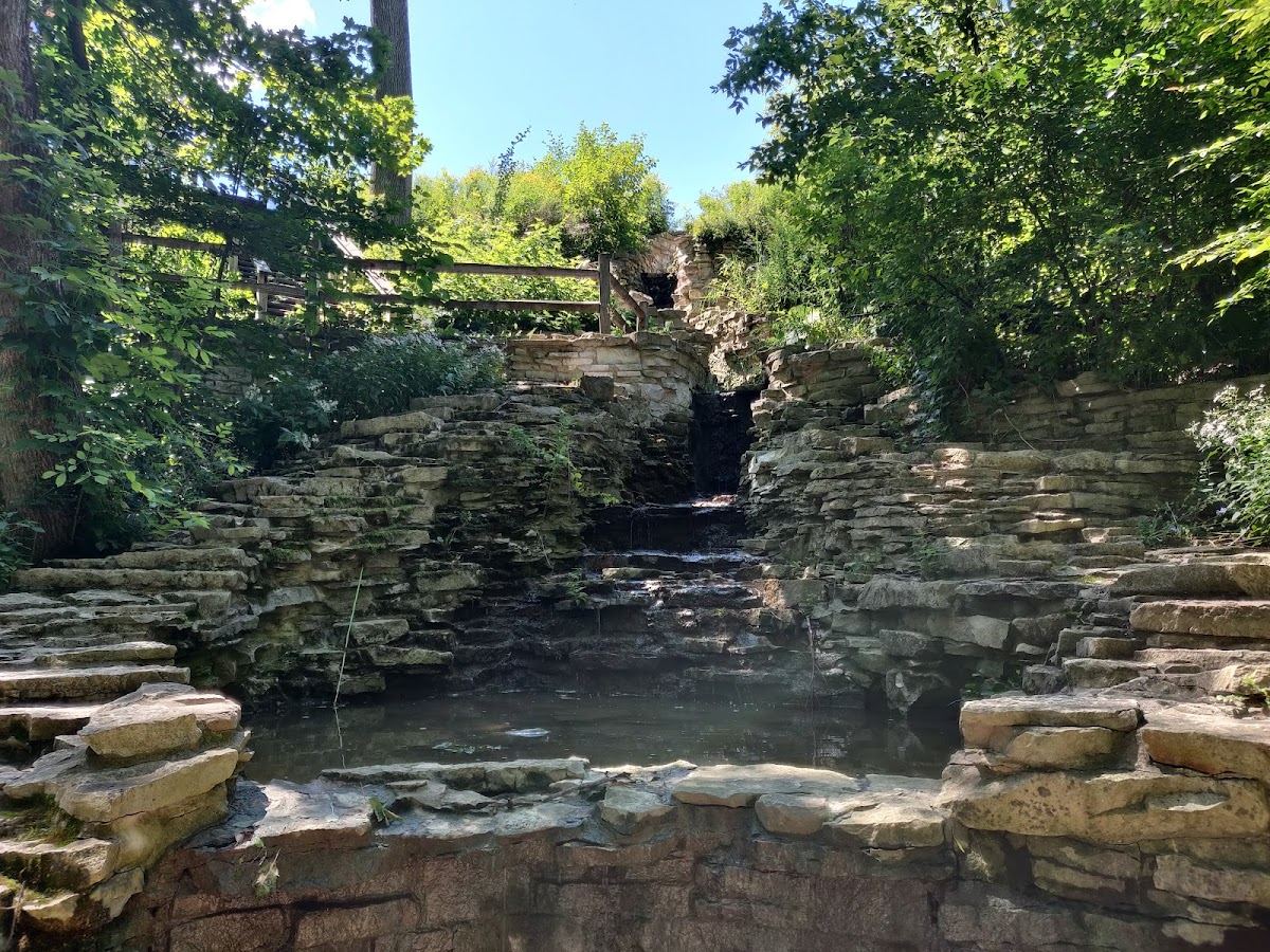 Lake Park Waterfall
