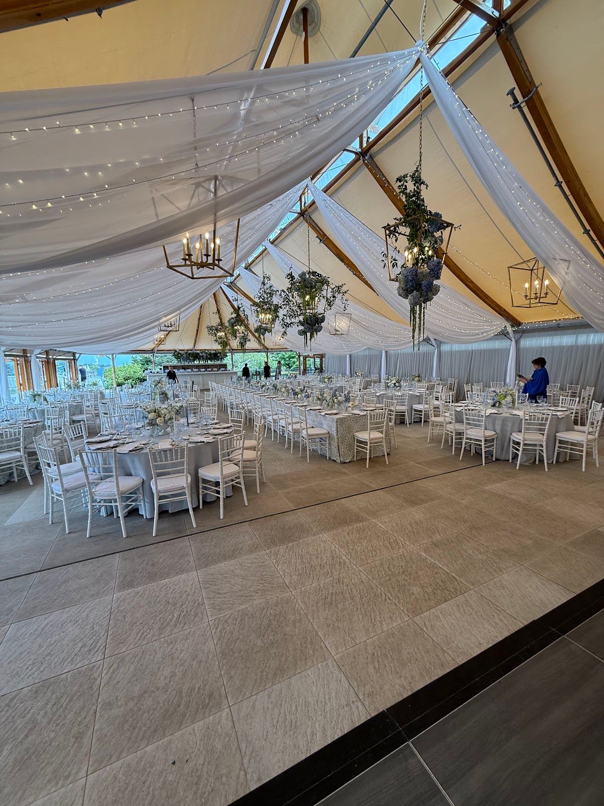 Wedding Tent at Castle Hill
