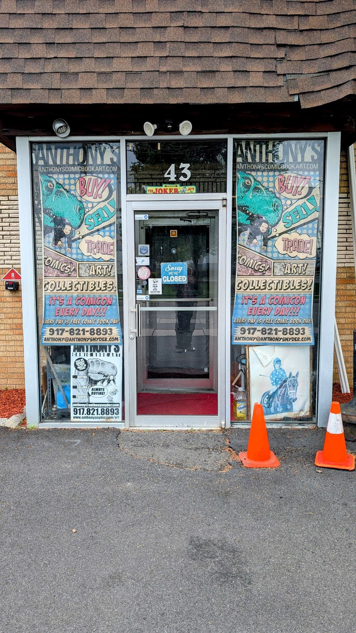 Anthony's Comic Book Art Warehouse and Office