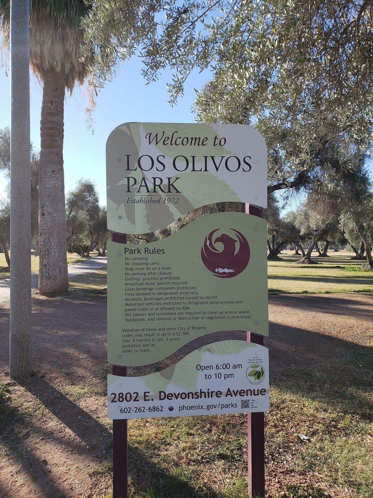 Los Olivos Public Park Place Plaza