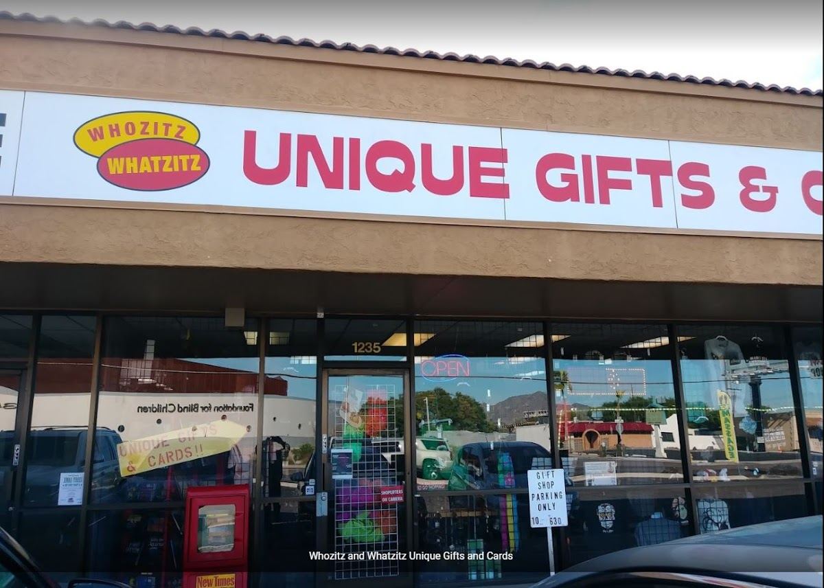 Whozitz and Whatzitz Unique Gifts and Cards