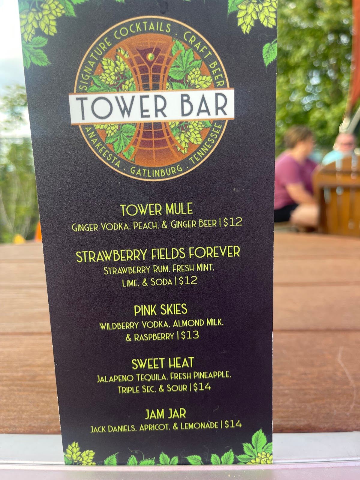 Tower Bar at Anakeesta