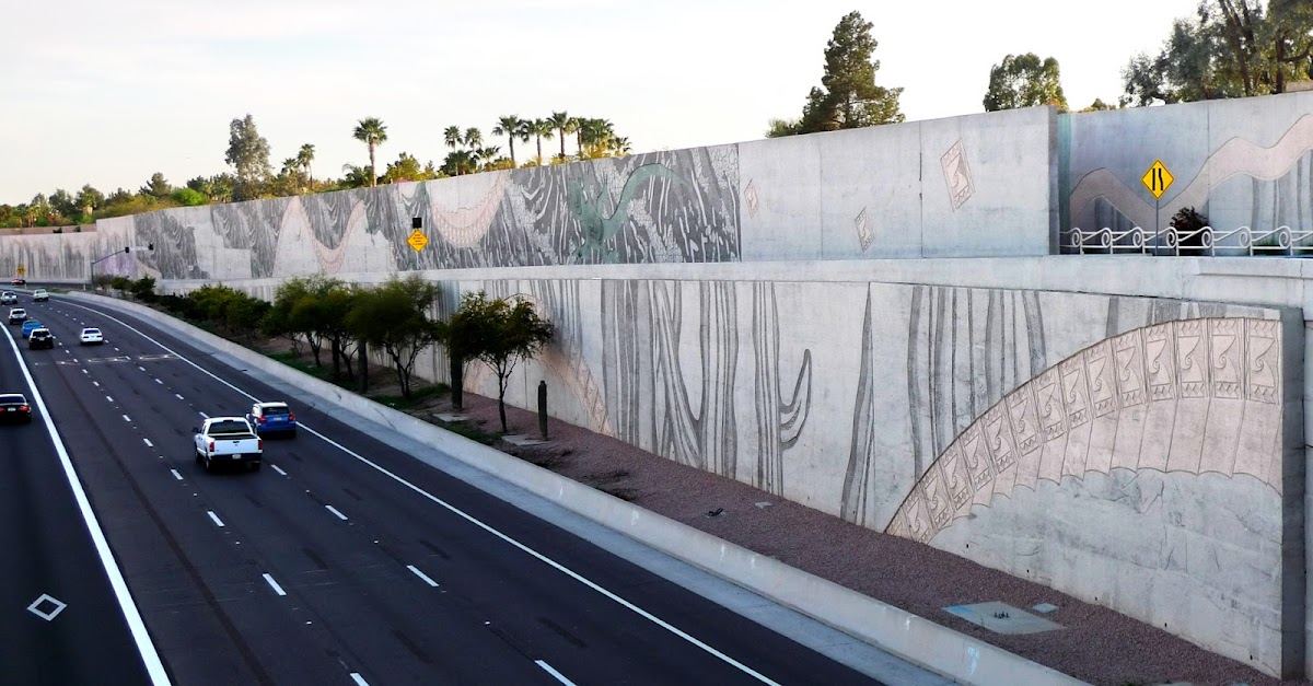 Scottsdale Shea Freeway Art Wall