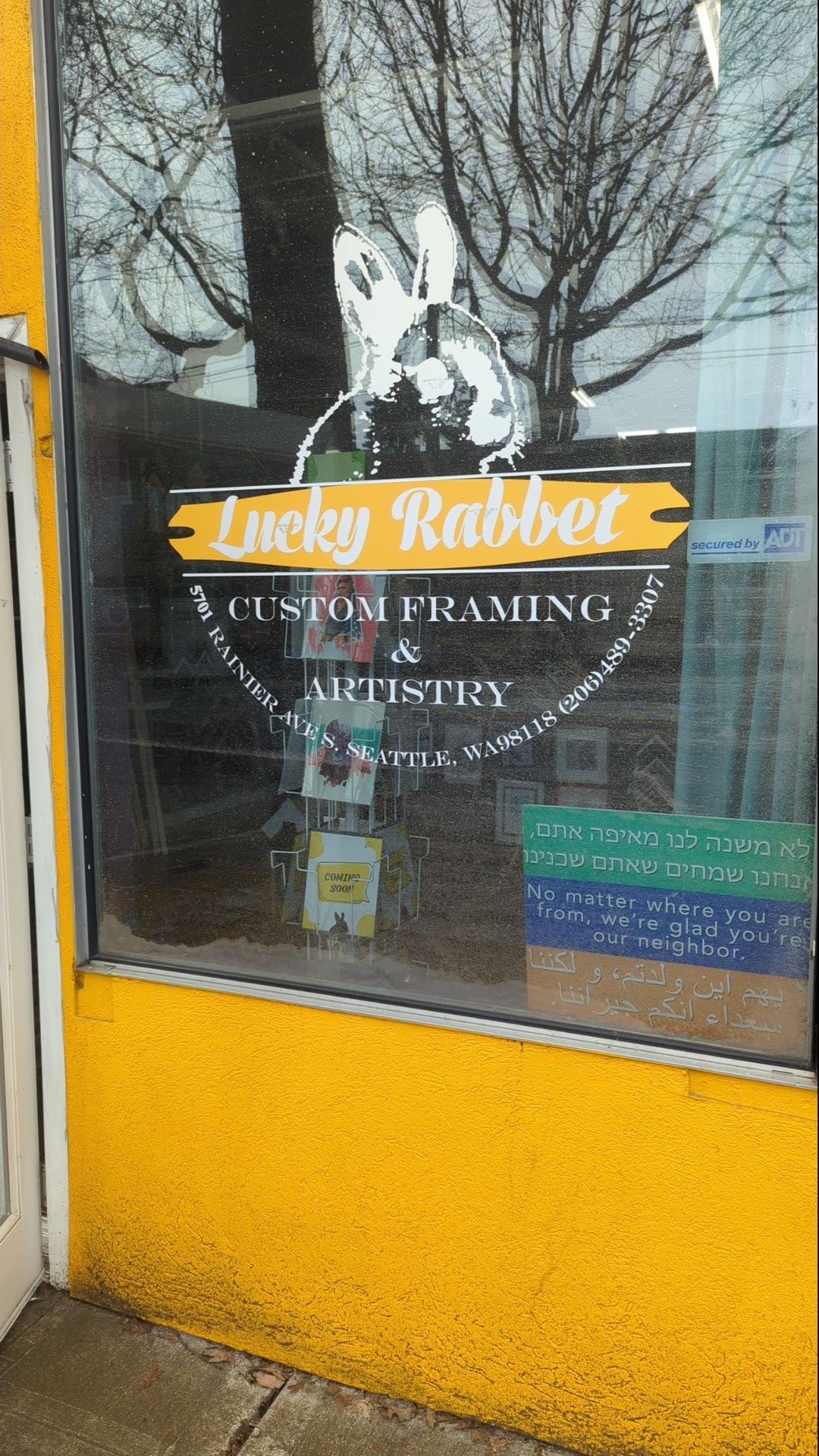 Lucky Rabbet Custom Framing