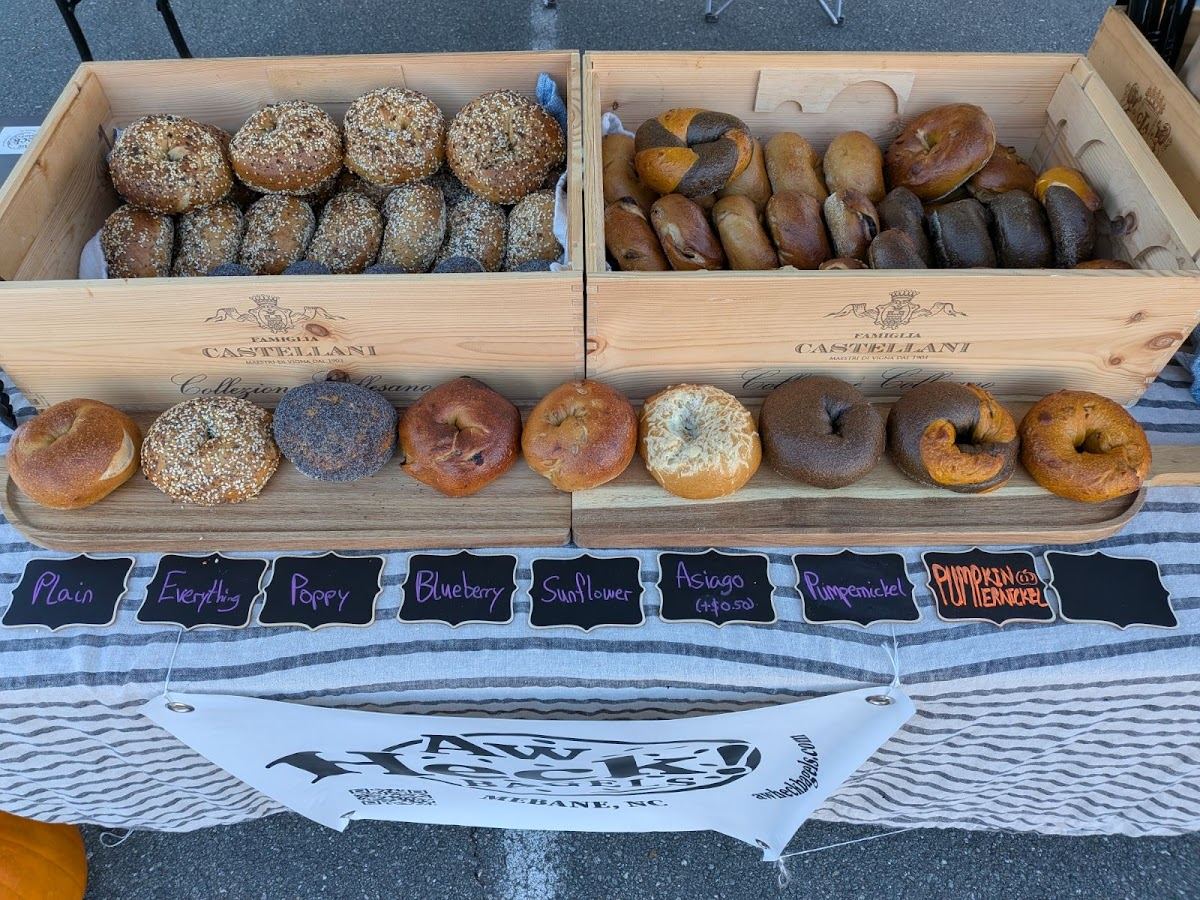 Aw Heck Bagels @ Eno River Farmers Market