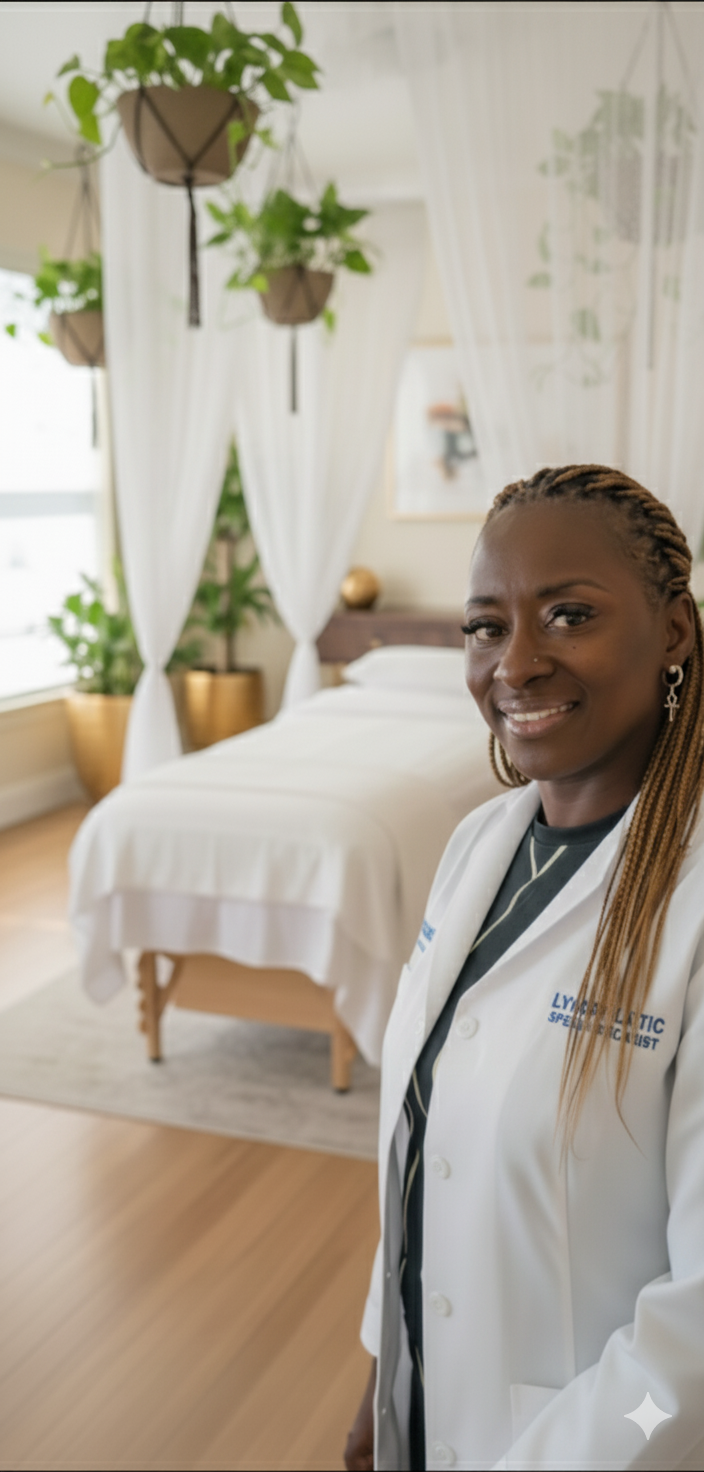 Lymphatic massage specialist