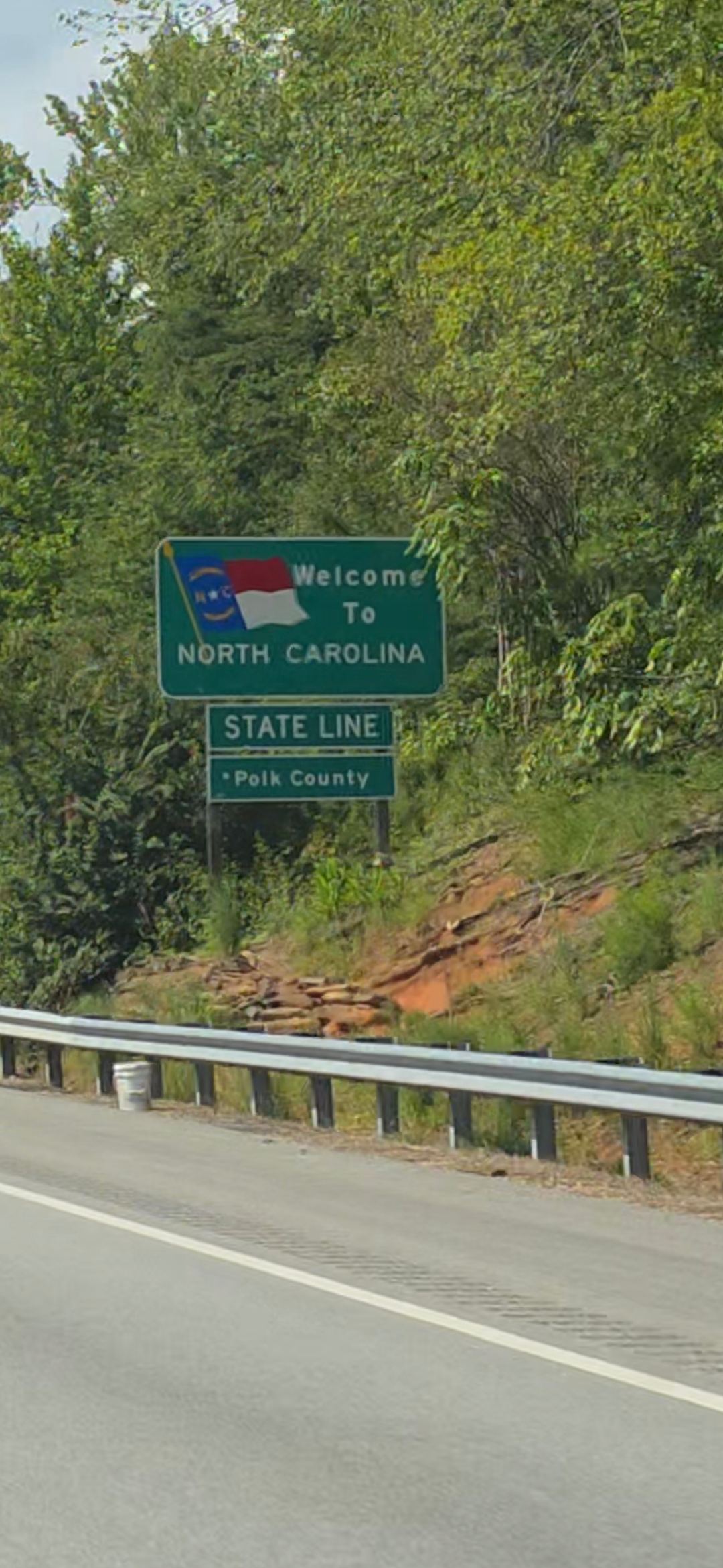 Welcome to North Carolina sign