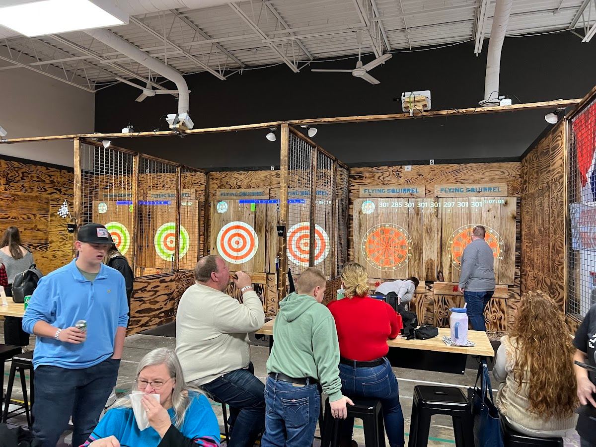 Flying Squirrel Axe Throwing