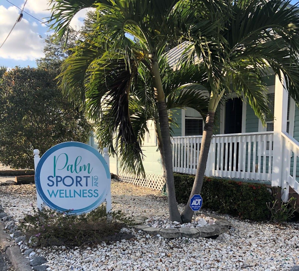 Palm Sport and Wellness, massage therapy and skincare services.