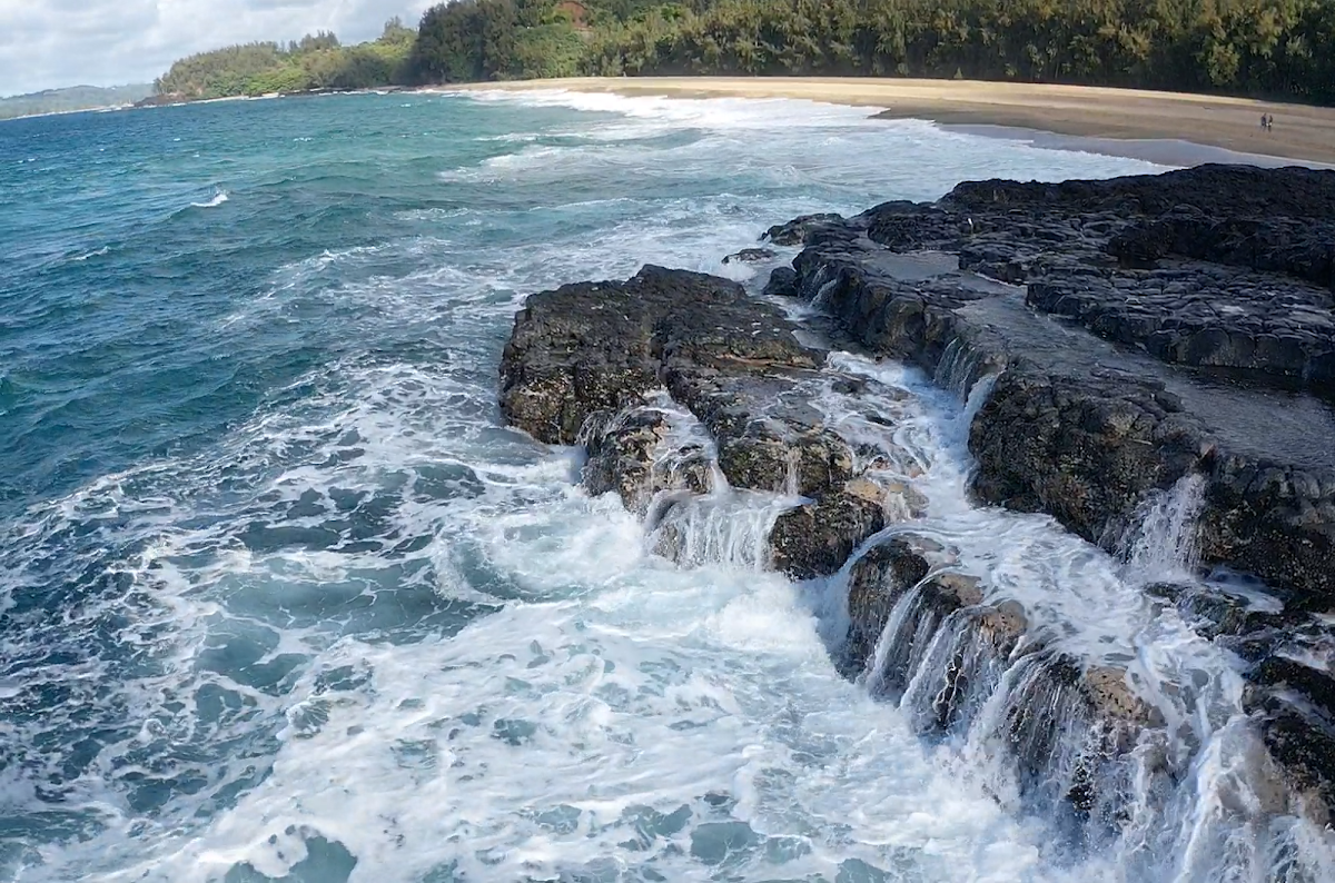 Lumaha'i River Beach