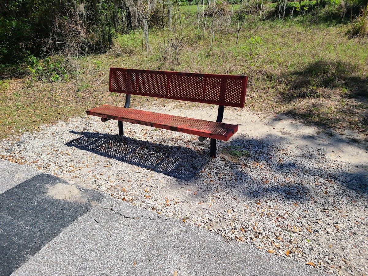 Trailside bench