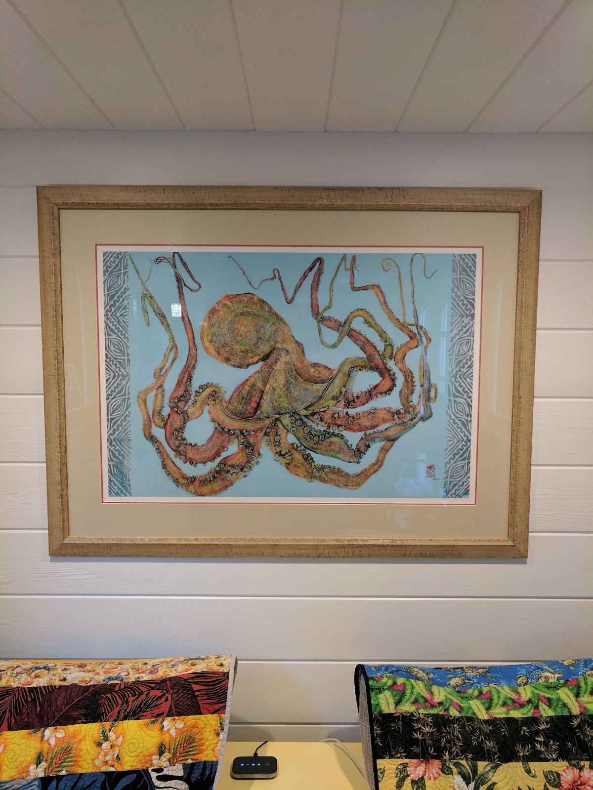 Carrie Lee Brady Original Hawaiian Fish Prints at Maui Crafts Guild