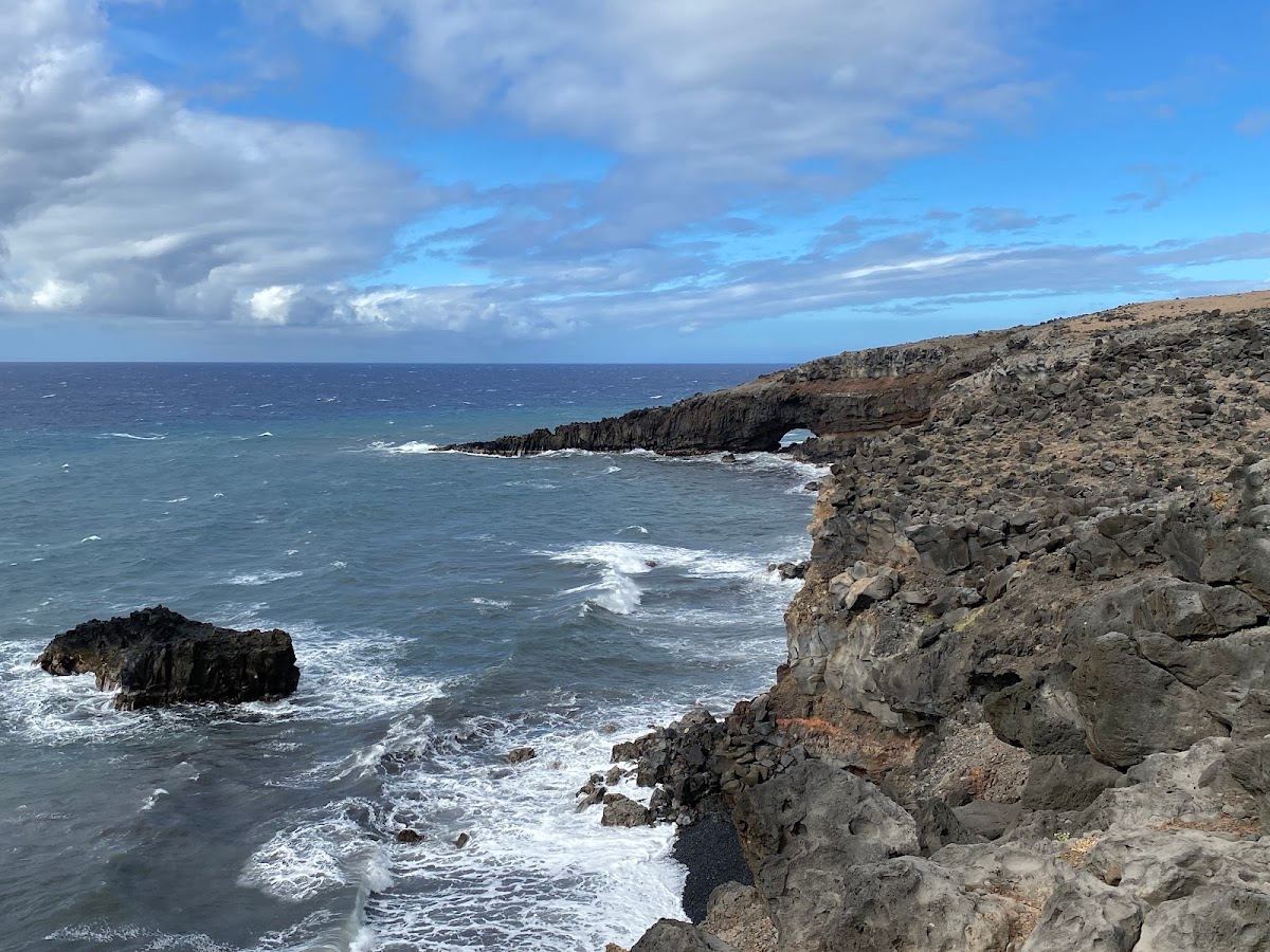Manawainui Gulch View Sea Cave
