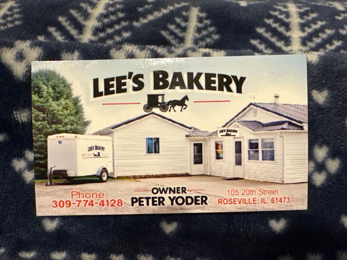 Amish bakery