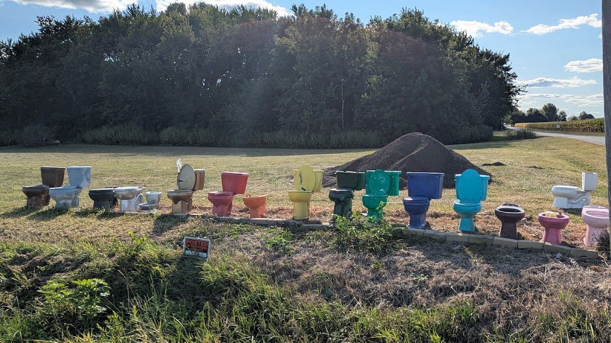 Rainbow Toilets