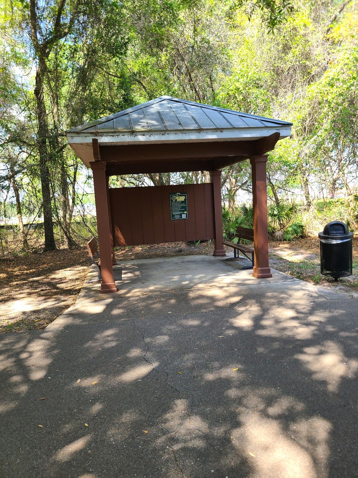 Trailside Pavilion on West Orange Trail