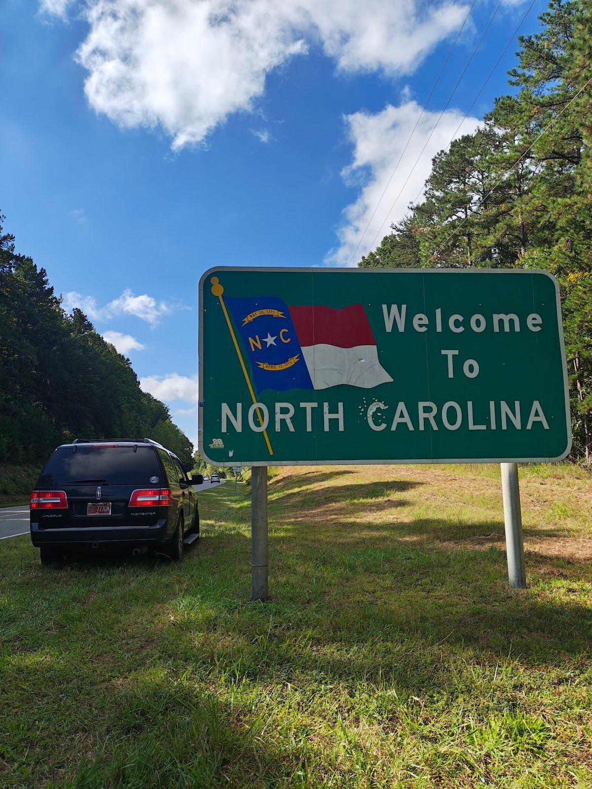 Welcome to North Carolina State Sign
