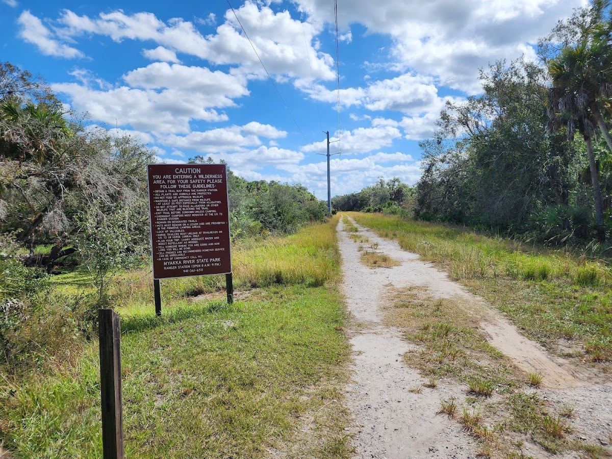 Myakka River State Park Powerline Road Trailhead