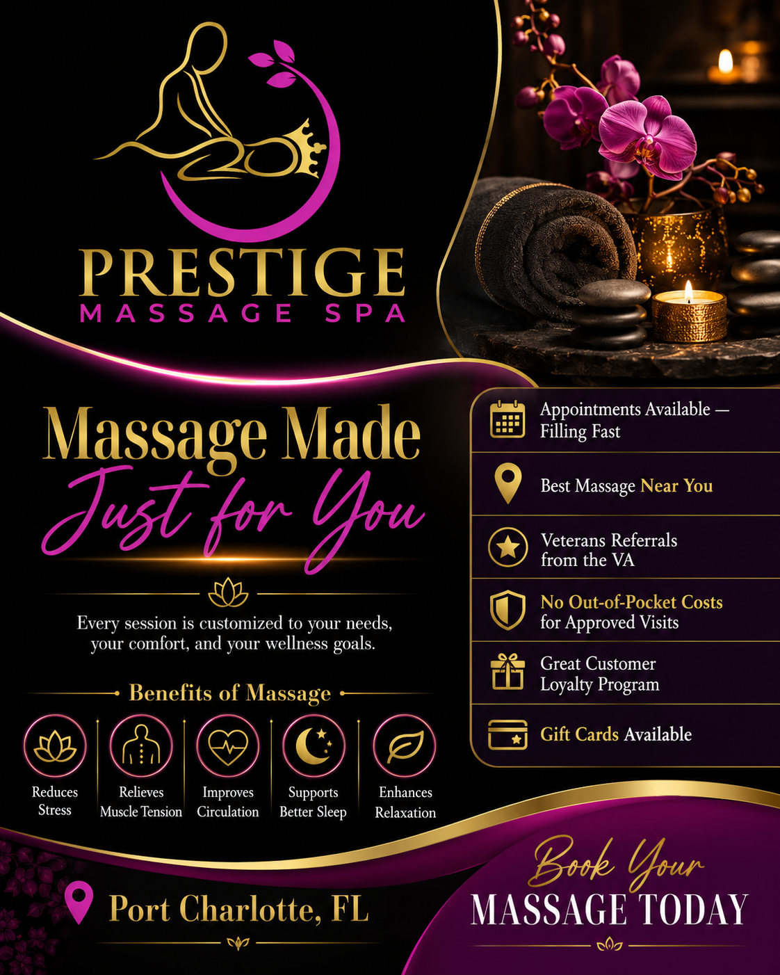 Prestige Massage Spa LLC MM44092