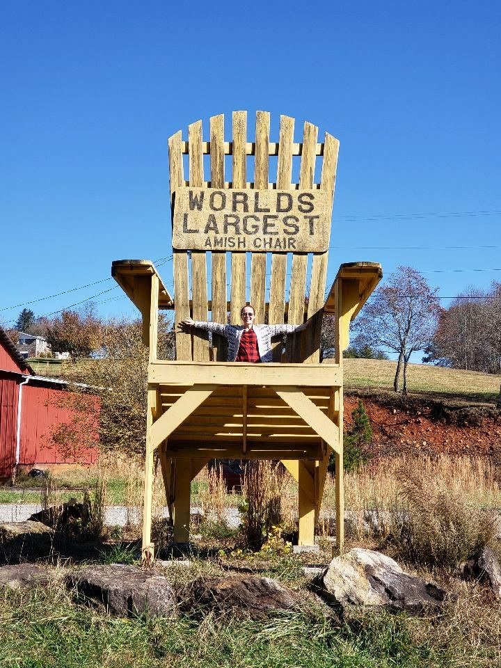 World's Largest Amish Chair