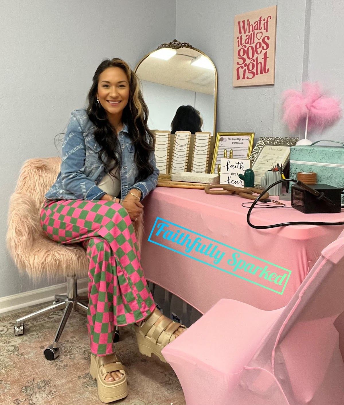 Faithfully Sparked Permanent Jewelry and Lash extensions